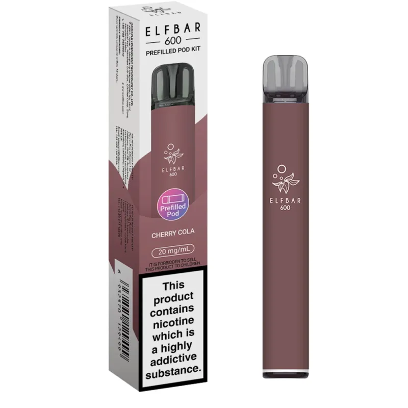 Elfbar 600 Puffs Kits Cherry Cola