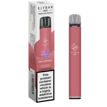 Elfbar 600 Puffs Kits Pink Lemonade