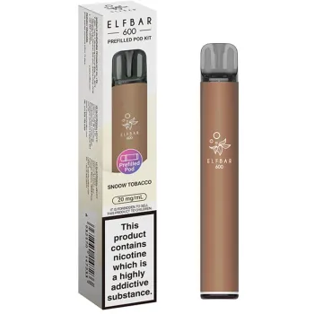 Elfbar 600 Puffs Kits Snoow Tobacco