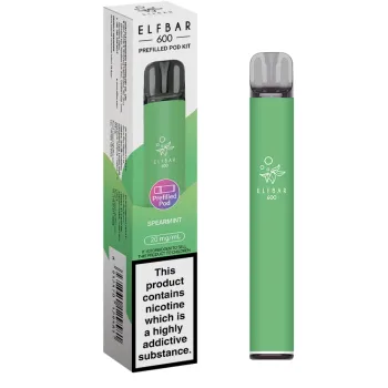 Elfbar 600 Puffs Kits Spearmint