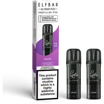 Elfbar 600 Puffs Prefilled Pods Grape