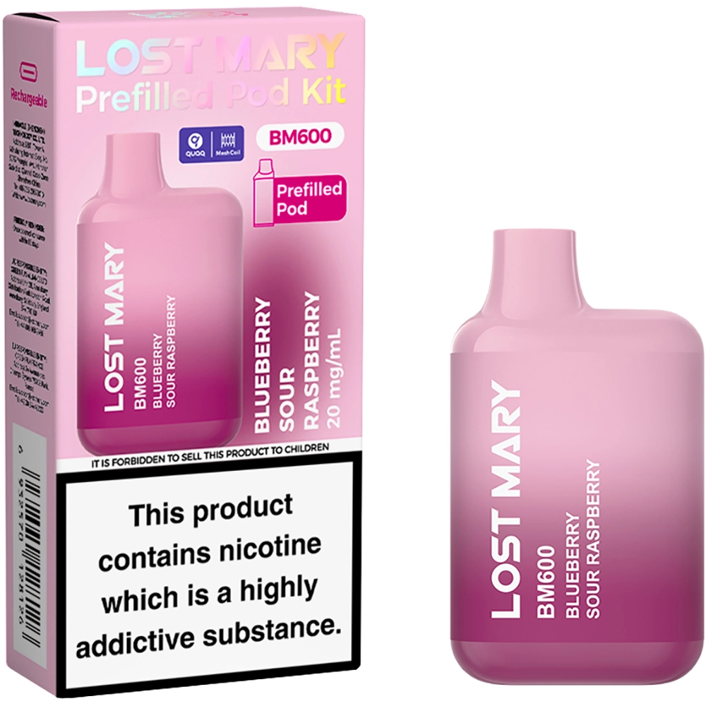 Lost Mary BM 600 Puffs Kits Blueberry Sour Raspberry