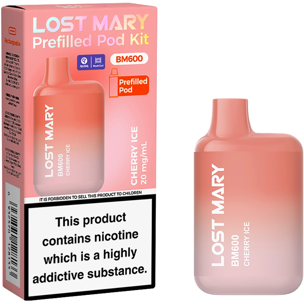 Lost Mary BM 600 Puffs Kits Cherry Ice