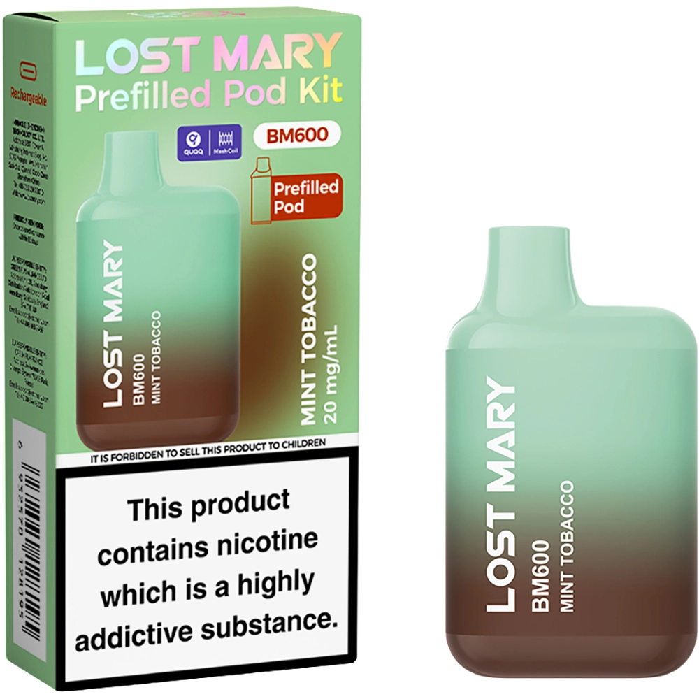 Lost Mary BM 600 Puffs Kits Mint Tobacco