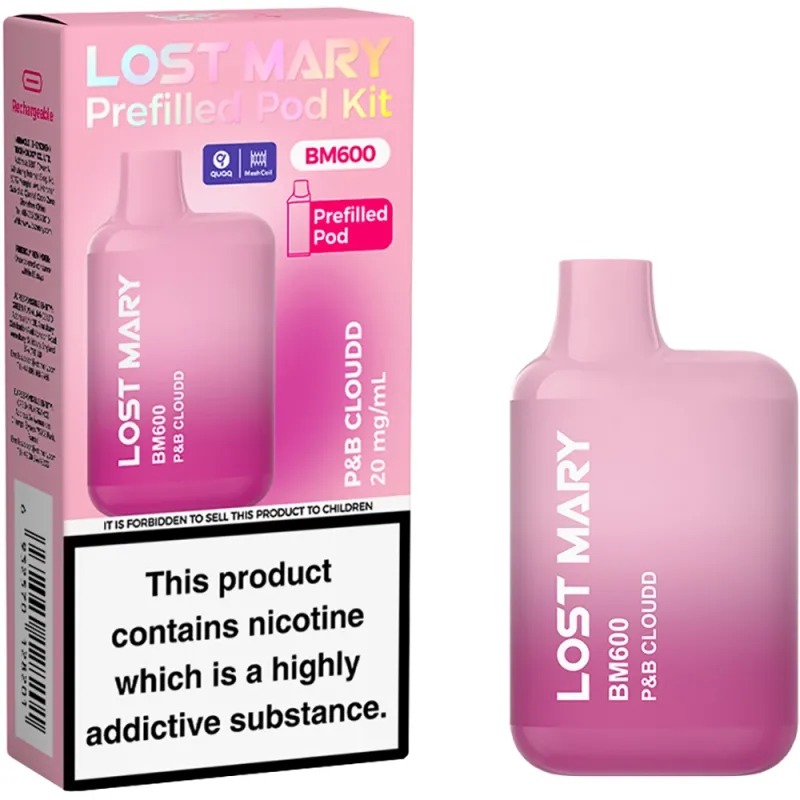 Lost Mary BM 600 Puffs Kits P&B Cloud