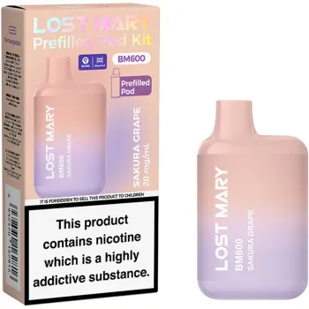 Lost Mary BM 600 Puffs Kits Sakura Grape