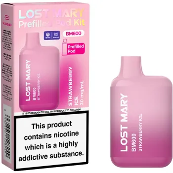 Lost Mary BM 600 Puffs Kits Strawberry Ice