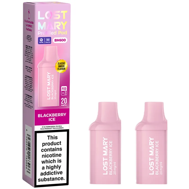 Lost Mary BM 600 Puffs Prefilled Pods Blackberry Ice