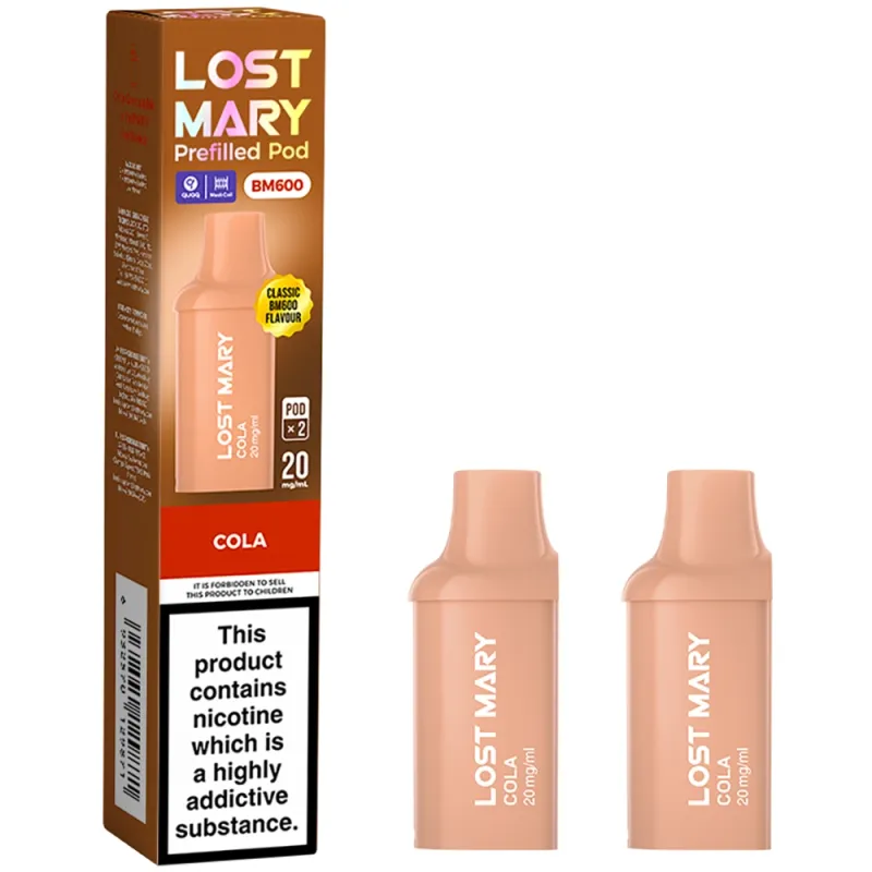 Lost Mary BM 600 Puffs Prefilled Pods Cola