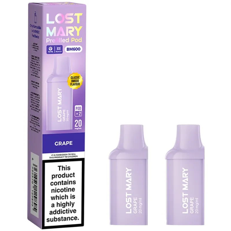 Lost Mary BM 600 Puffs Pods Grape