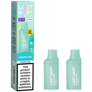 Lost Mary BM 600 Puffs Prefilled Pods Lemon Lime