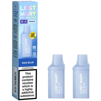 Lost Mary BM 600 Puffs Prefilled Pods Mad Blue