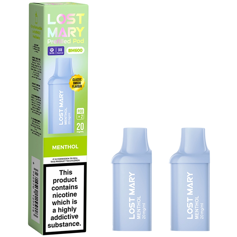 Lost Mary BM 600 Puffs Prefilled Pods Menthol