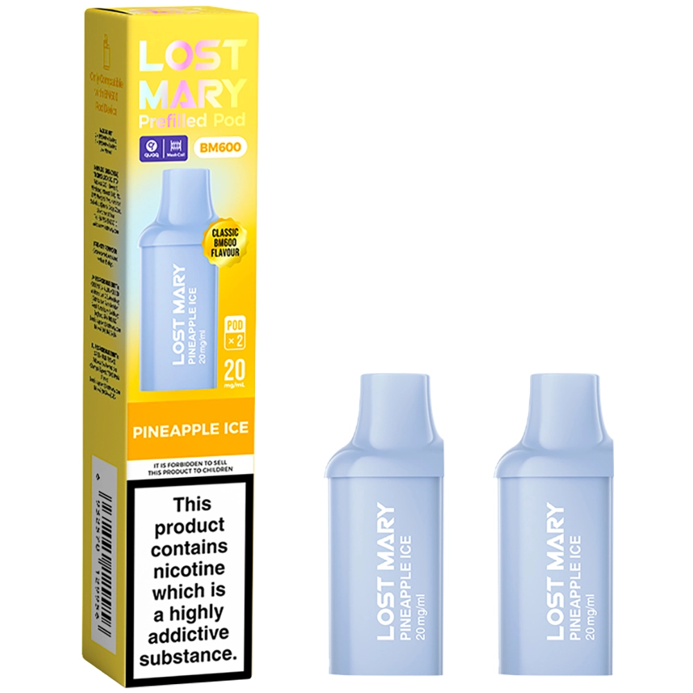 Lost Mary BM 600 Puffs Prefilled Pods Pineapple Ice