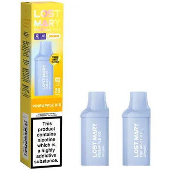 Lost Mary BM 600 Puffs Prefilled Pods Pineapple Ice