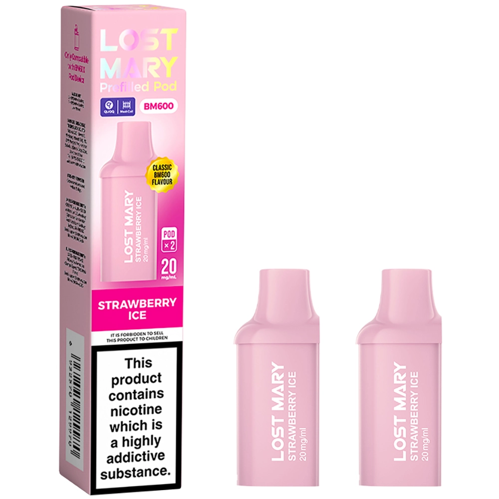 Lost Mary BM 600 Puffs Prefilled Pods Strawberry Ice