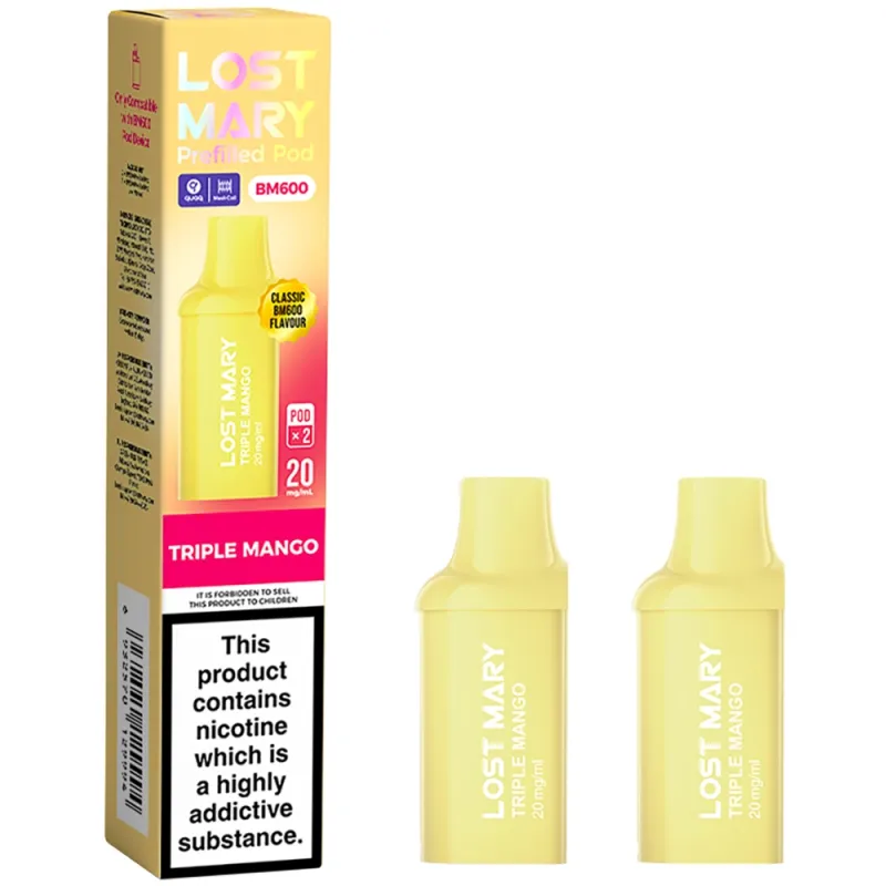 Lost Mary BM 600 Puffs Prefilled Pods Triple Mango