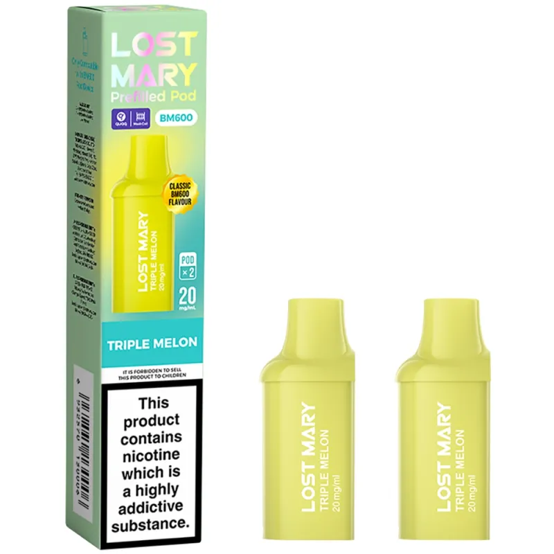 Lost Mary BM 600 Puffs Prefilled Pods Triple Melon