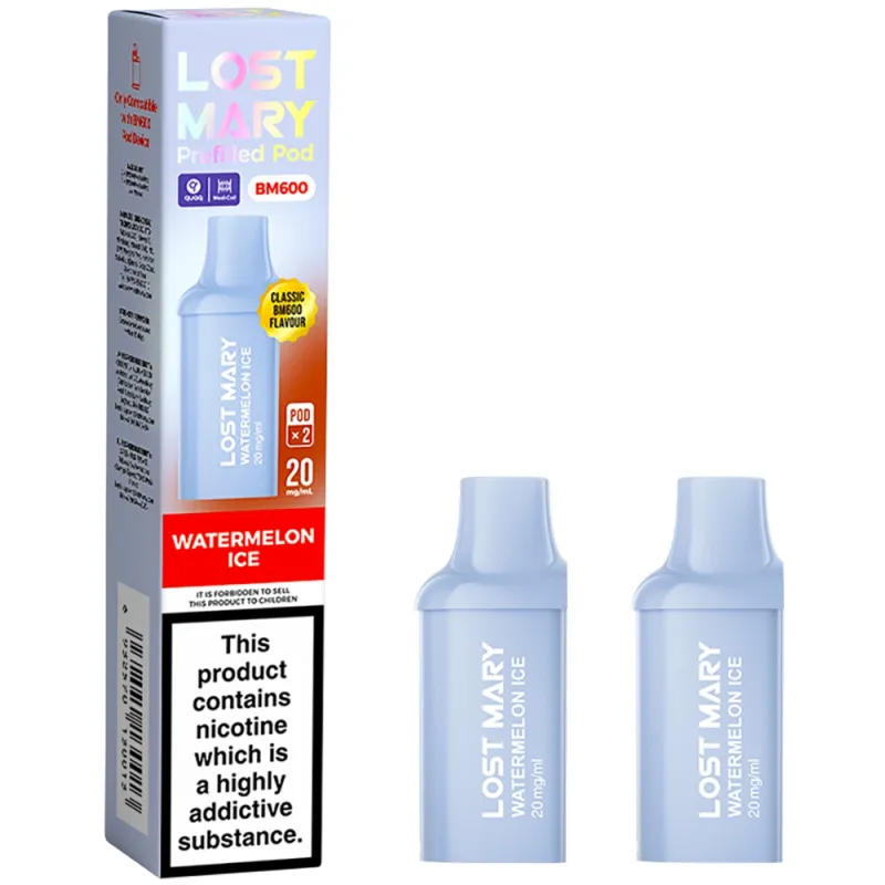 Lost Mary BM 600 Puffs Prefilled Pods Watermelon Ice