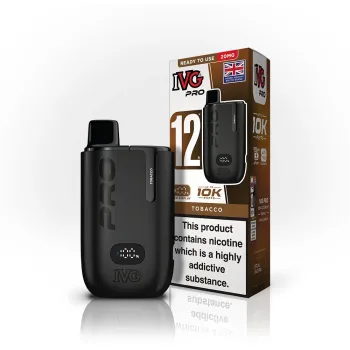 IVG Pro 12 10,000 Puffs Kits Tobacco