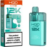 HQD Glow Pro 12,000 Puffs Kits Fresh Mint
