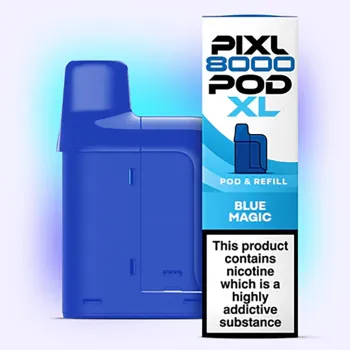 Pixl 8,000 Puffs Prefilled Pods Blue magic