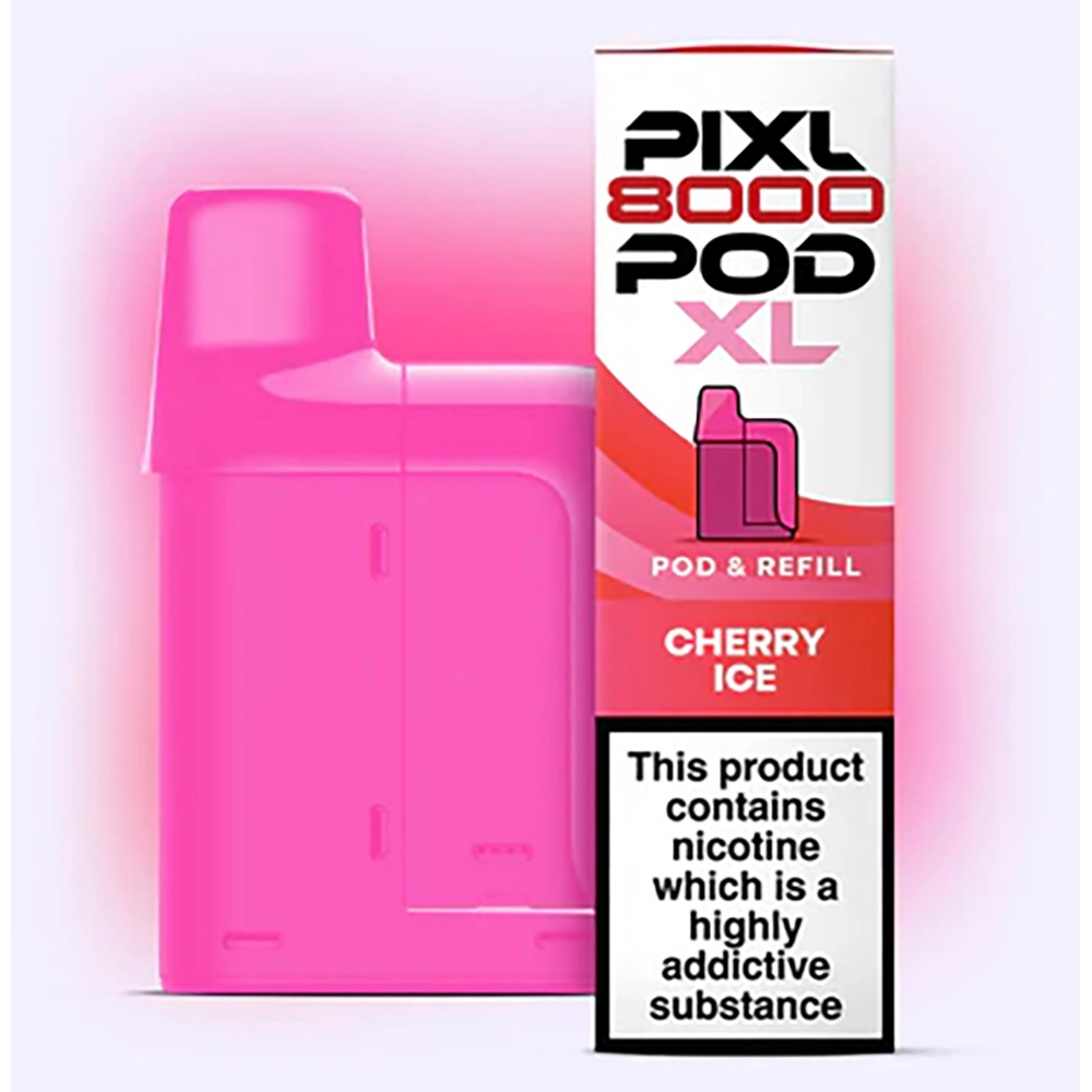 Pixl 8,000 Puffs Prefilled Pods Cherry ice
