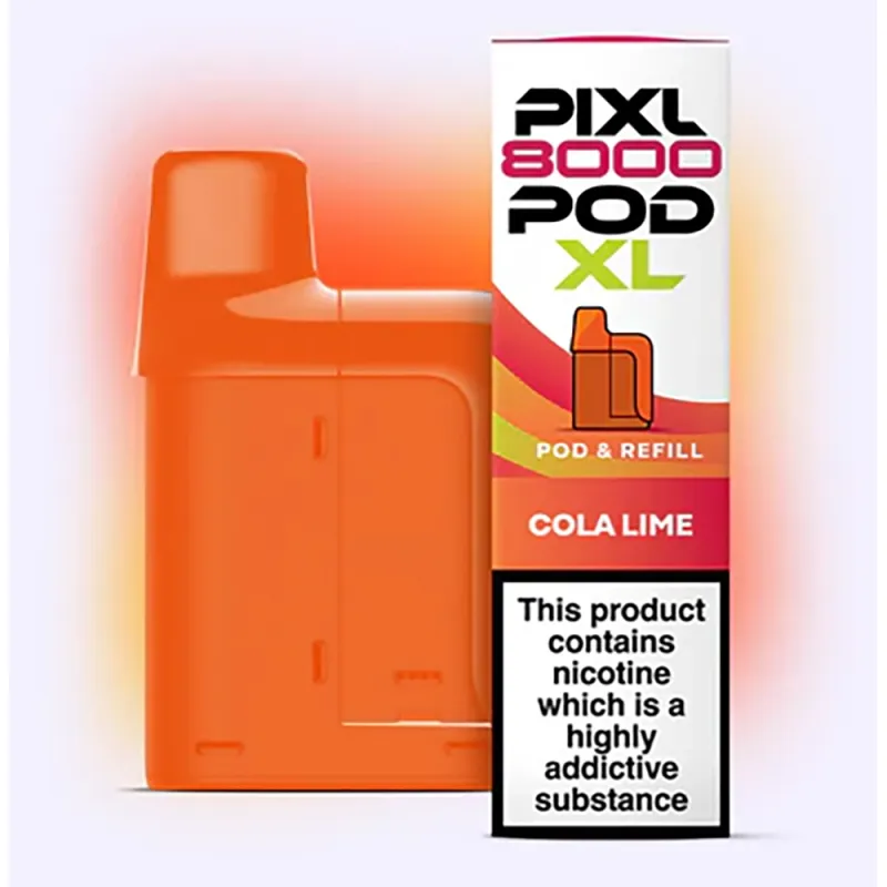 Pixl 8,000 Puffs Prefilled Pods Cola lime
