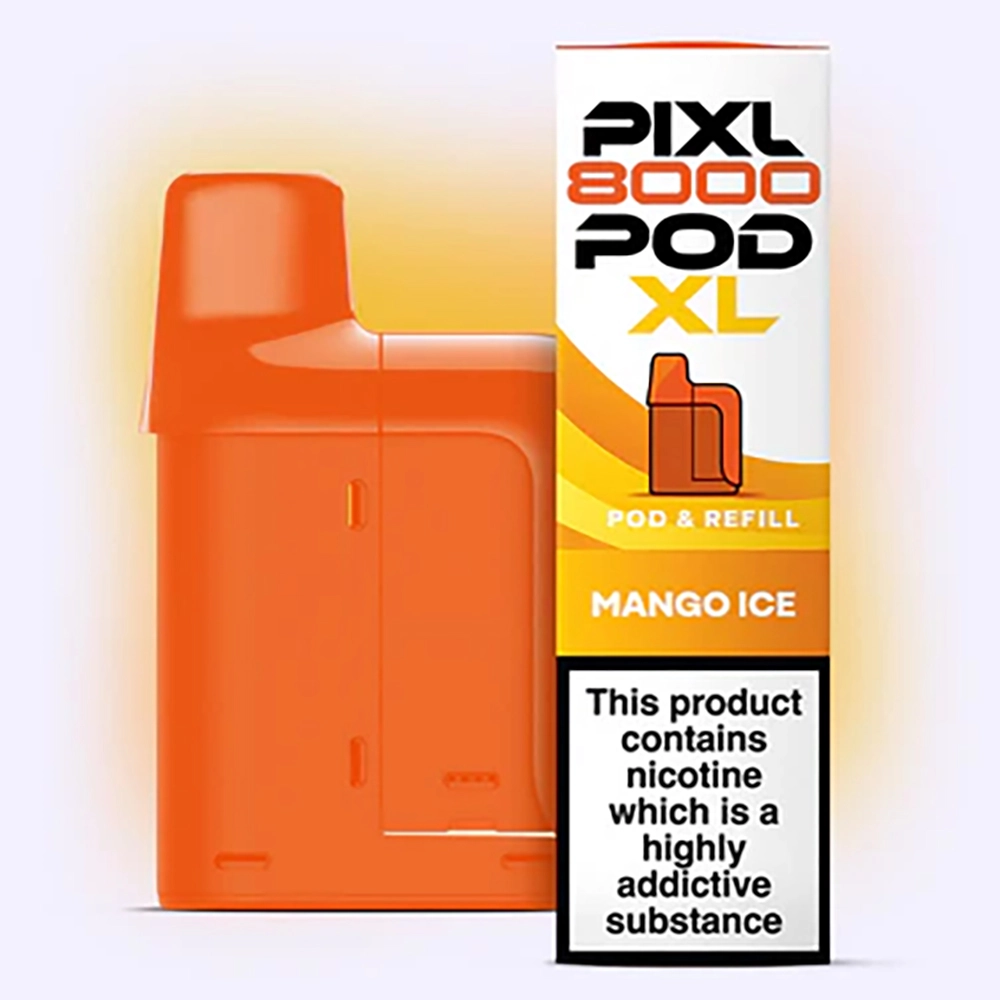 Pixl 8,000 Puffs Prefilled Pods Mango Ice 
