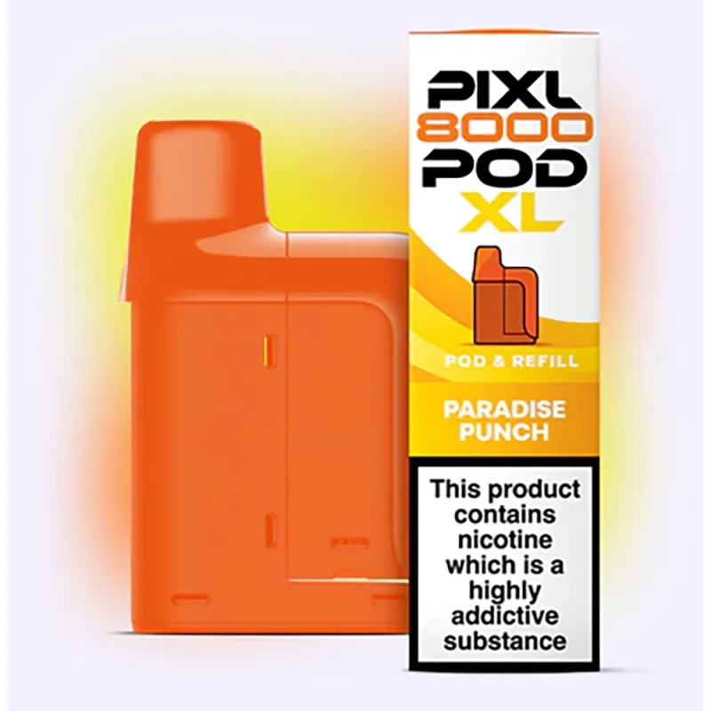 Pixl 8,000 Puffs Prefilled Pods Paradise punch
