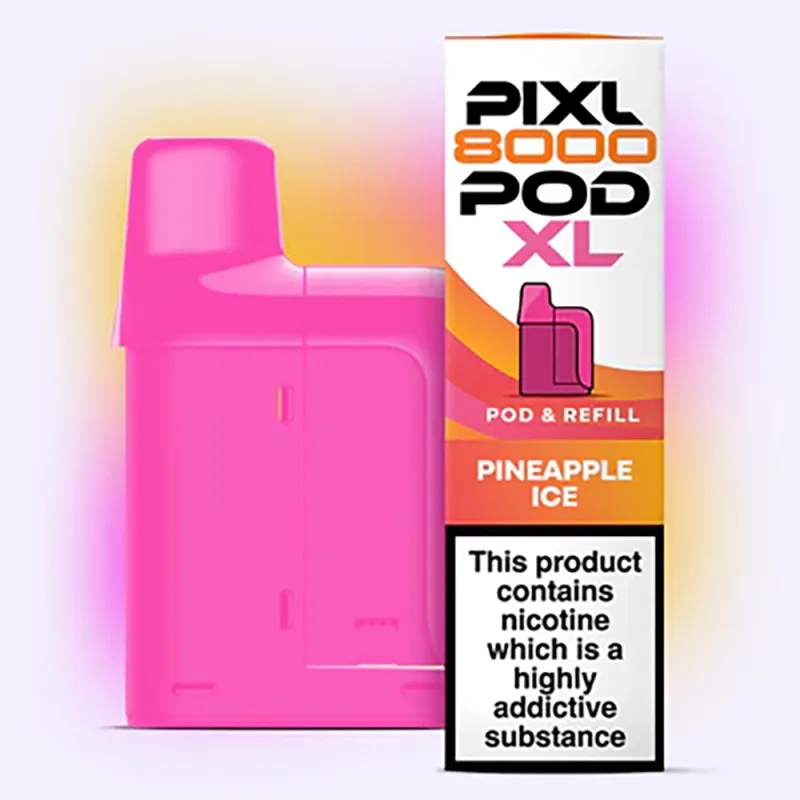 Pixl 8,000 Puffs Prefilled Pods Pineapple ice
