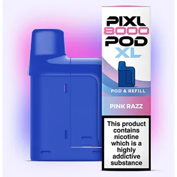 Pixl 8,000 Puffs Prefilled Pods Pink razz
