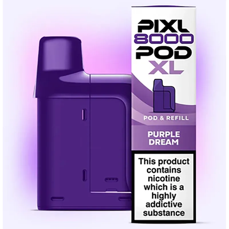Pixl 8,000 Puffs Prefilled Pods Purple dream
