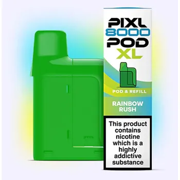 Pixl 8,000 Puffs Prefilled Pods Rainbow rush
