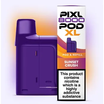 Pixl 8,000 Puffs Prefilled Pods Sunset crush
