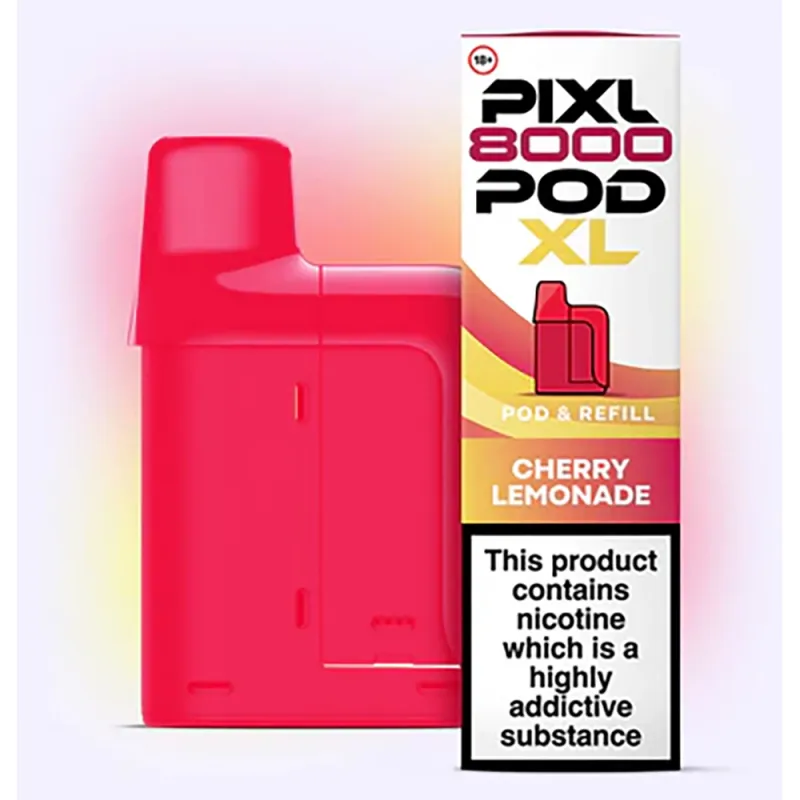 Pixl 8,000 Puffs Prefilled Pods Cherry lemonade