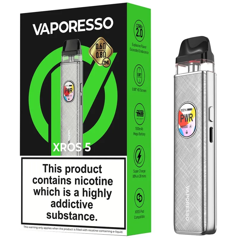 Vaporesso X Ros 5 Kit Grey Leather