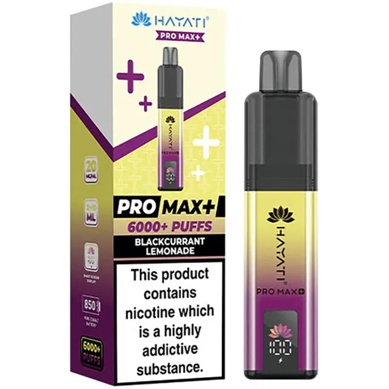 Hayati 6,000 Puffs Kits Blackcurrant Lemonade