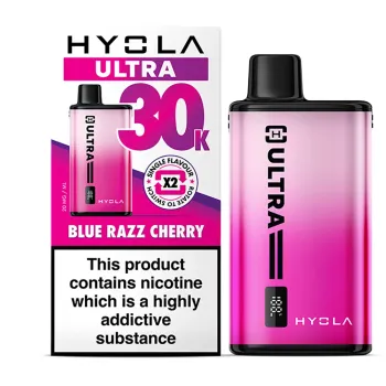 Hyola Ultra 30,000 Puffs Kits Blue Razz Cherry