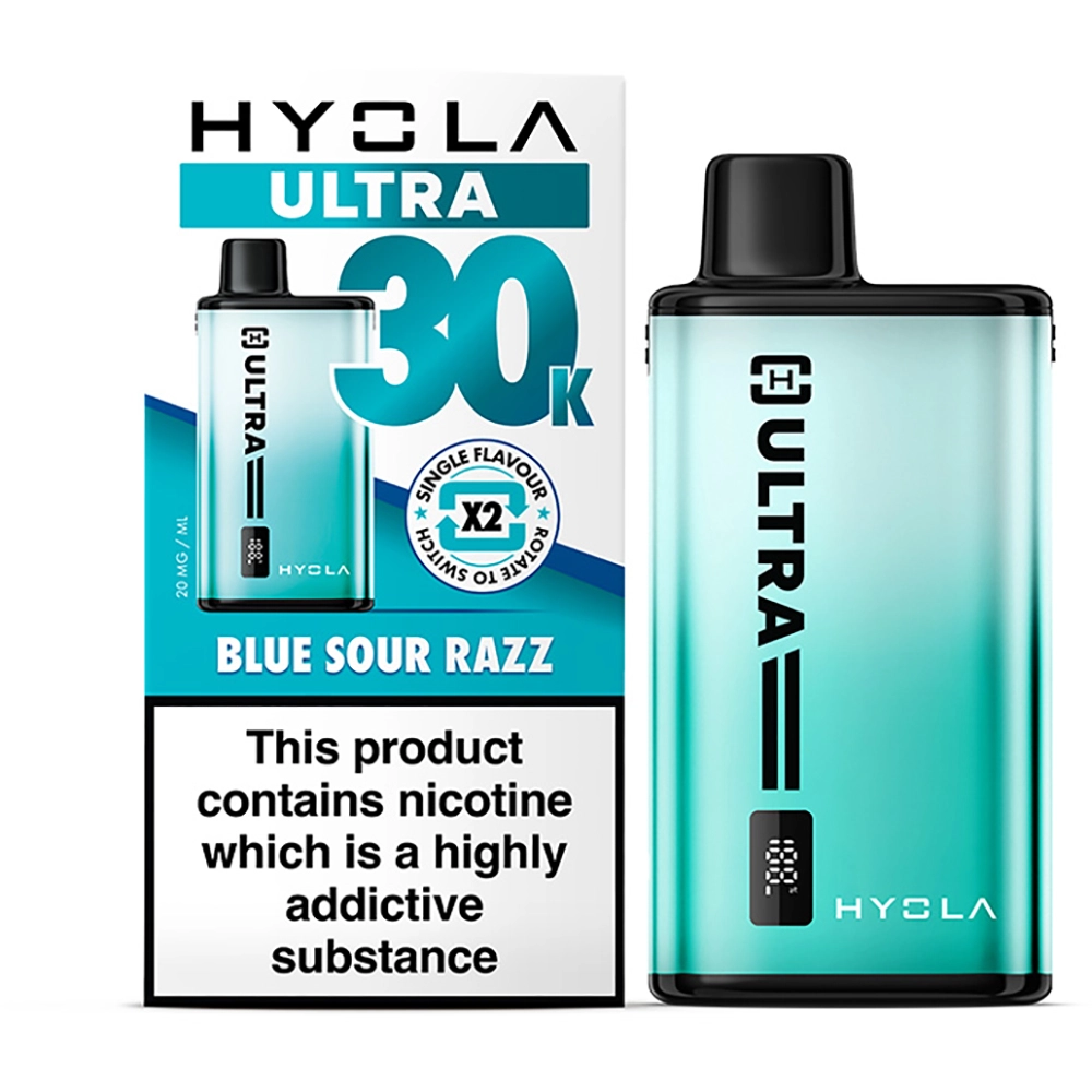  Hyola Ultra 30,000 Puffs Kits Blue Sour Raspberry 