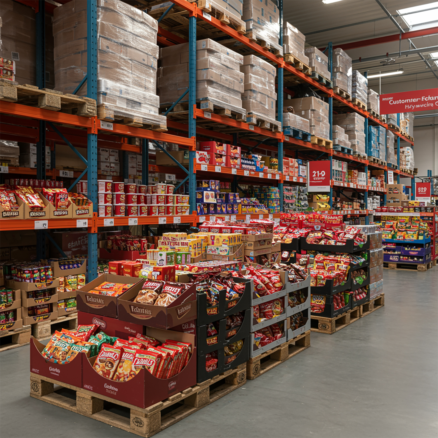 Infinity Cash and Carry warehouse interior